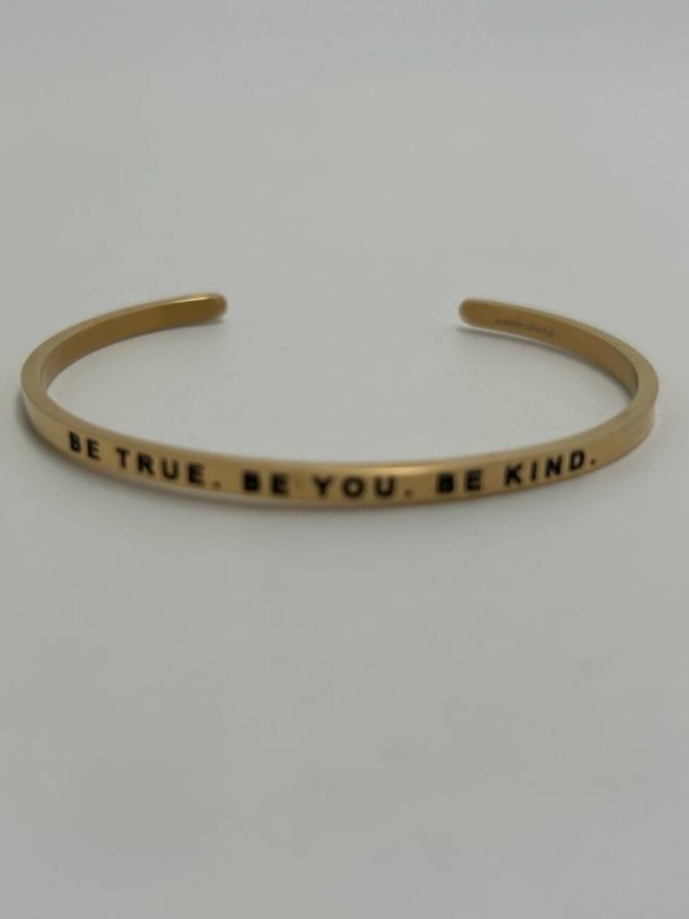Authentic Mantraband "Be True Be You Be Kind" Gold Cuff ✨